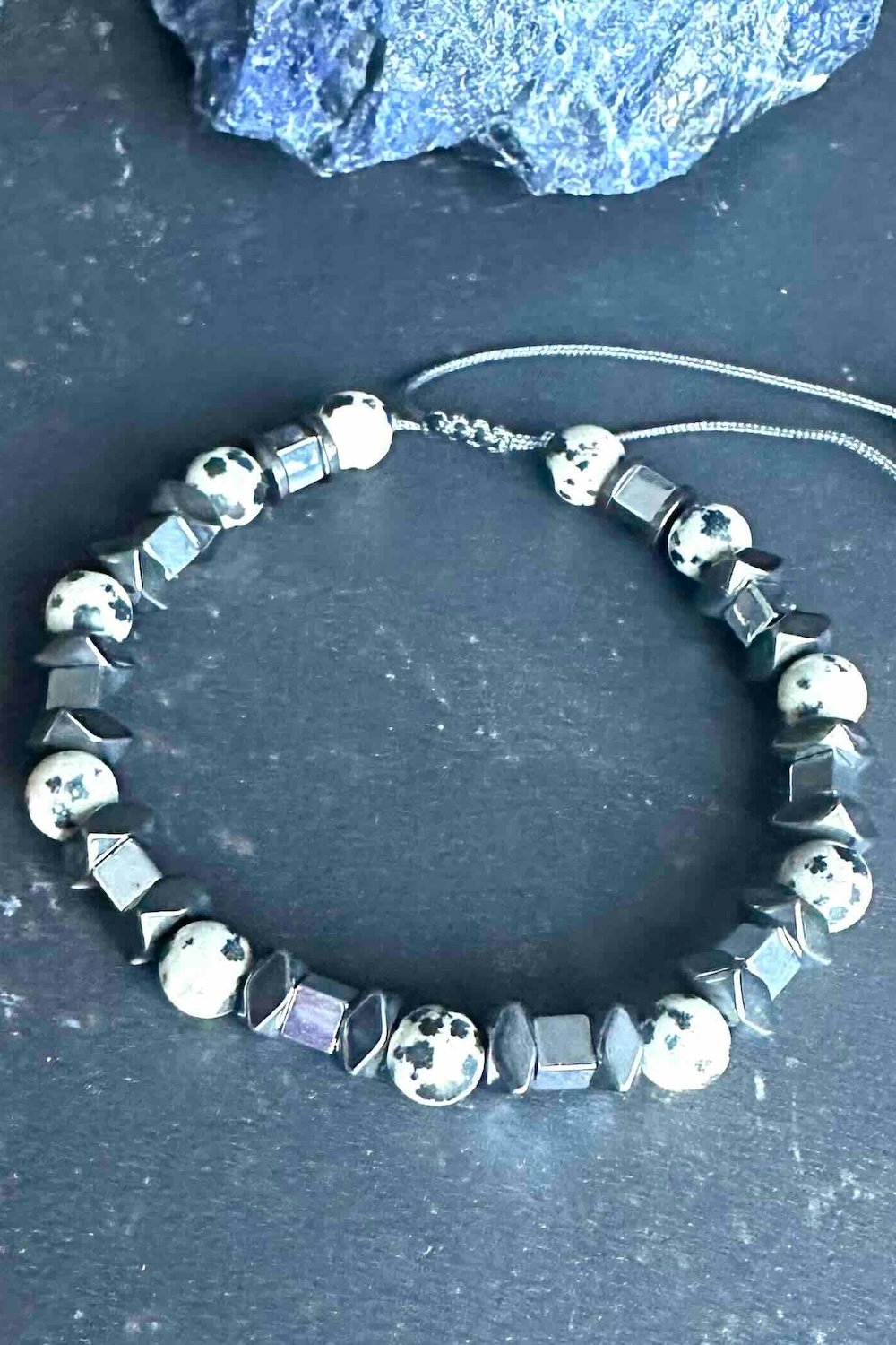 Arven’s World by Aylin Işıklı-Benekli Jasper / Hematit-Bileklik-2-Milagron.com