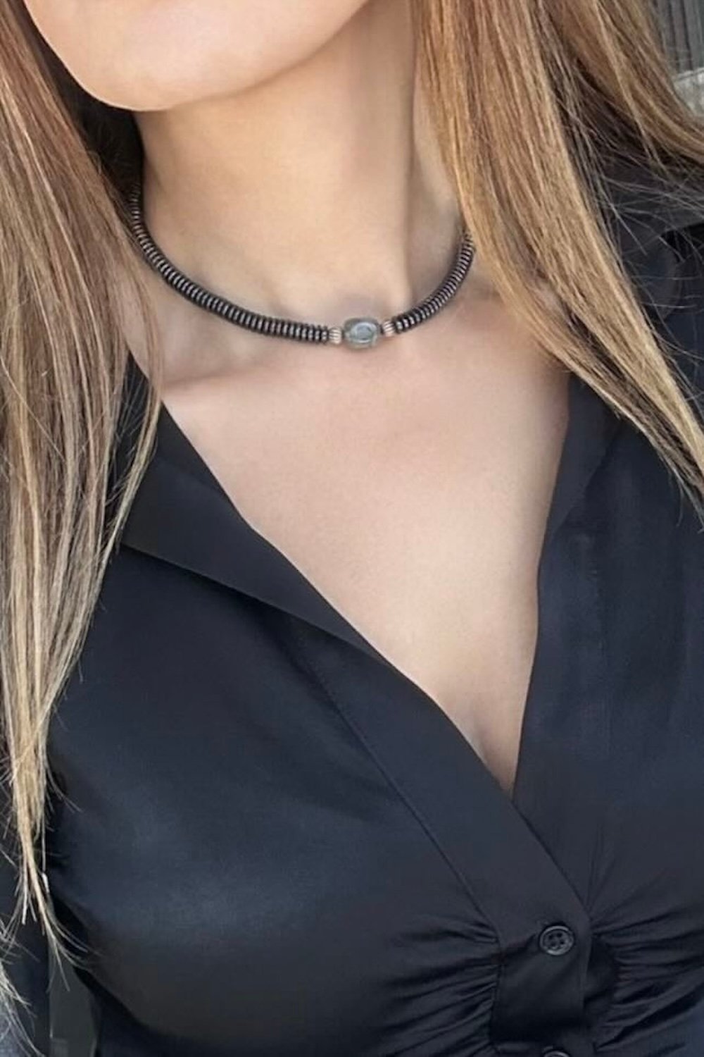 Arven’s World by Aylin Işıklı-Hematit / Labradorit Kolye-Kolye-3-Milagron.com