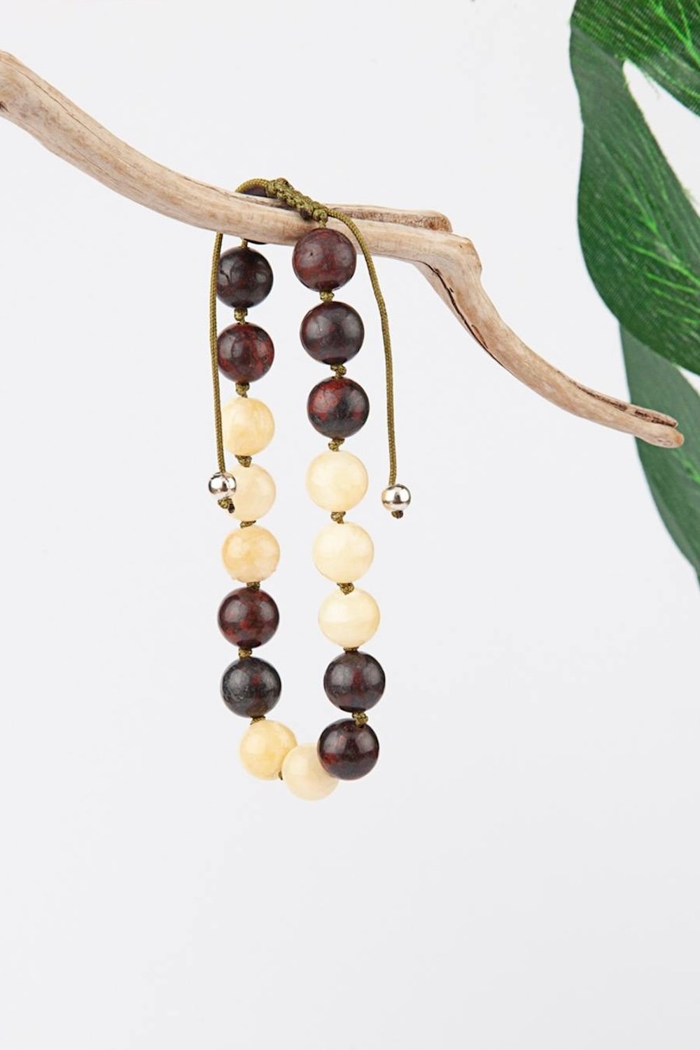 Arven’s World by Aylin Işıklı-Kalsit/ Dragon Jasper 18'li̇ Mala Bi̇lekli̇k-Bileklik-1-Milagron.com