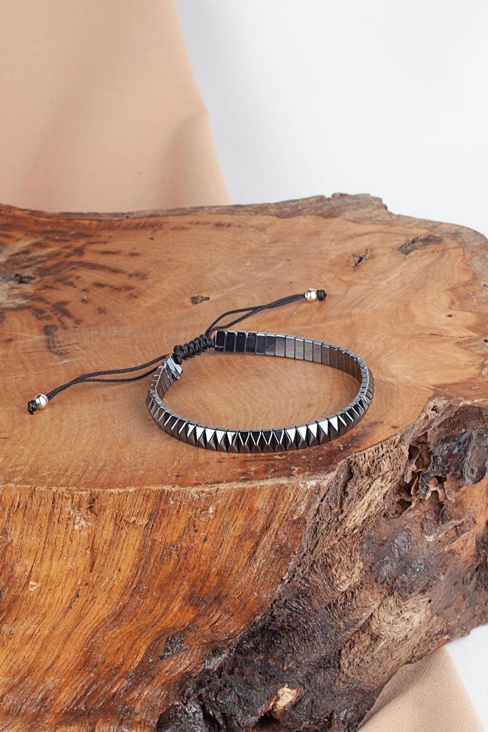 Arven’s World by Aylin Işıklı-Konik Hematit Erkek Bileklik-Bileklik-5-Milagron.com