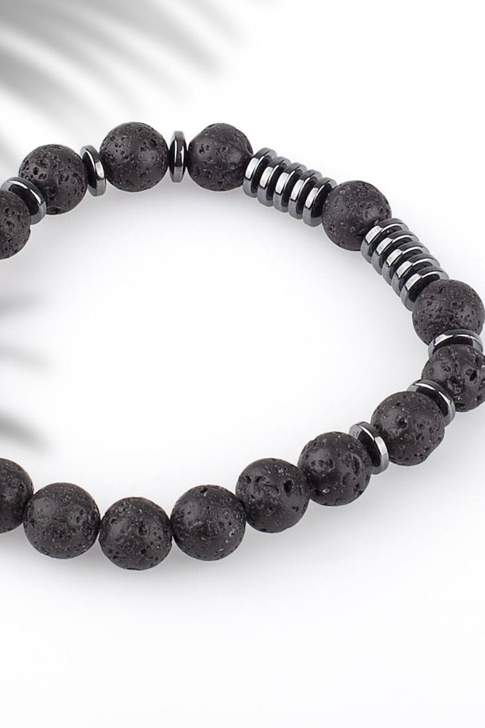 Arven’s World by Aylin Işıklı-Lav Taşı/ Disk Hematit Bileklik-Bileklik-2-Milagron.com