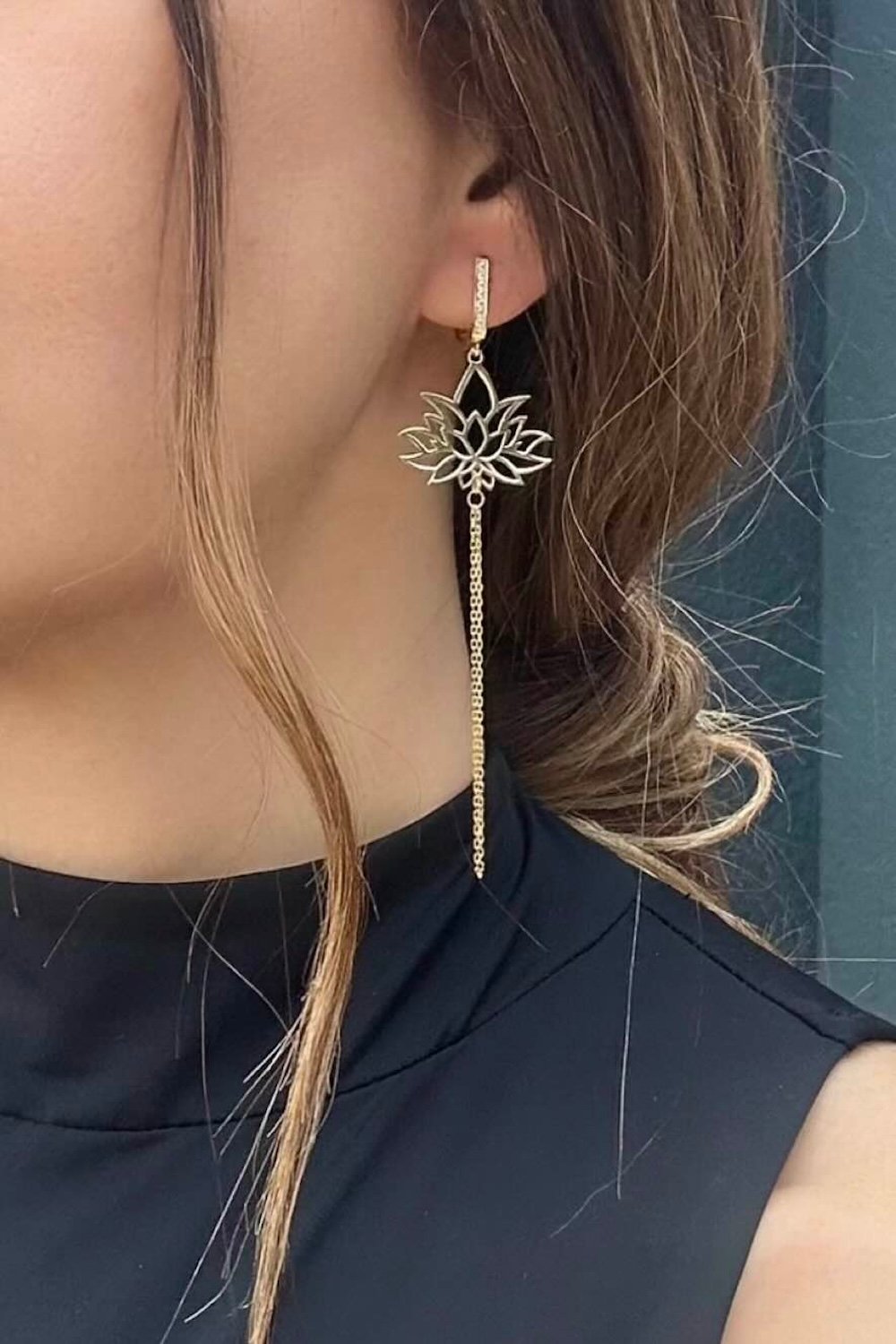 Arven’s World by Aylin Işıklı-Lotus Çiçeği Küpe-Küpe-3-Milagron.com