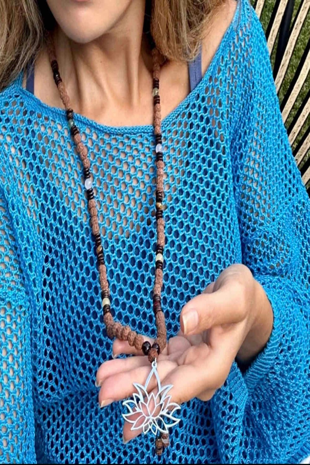 Arven’s World by Aylin Işıklı-Rudraksha Çakra Mala Kolye-Kolye-3-Milagron.com