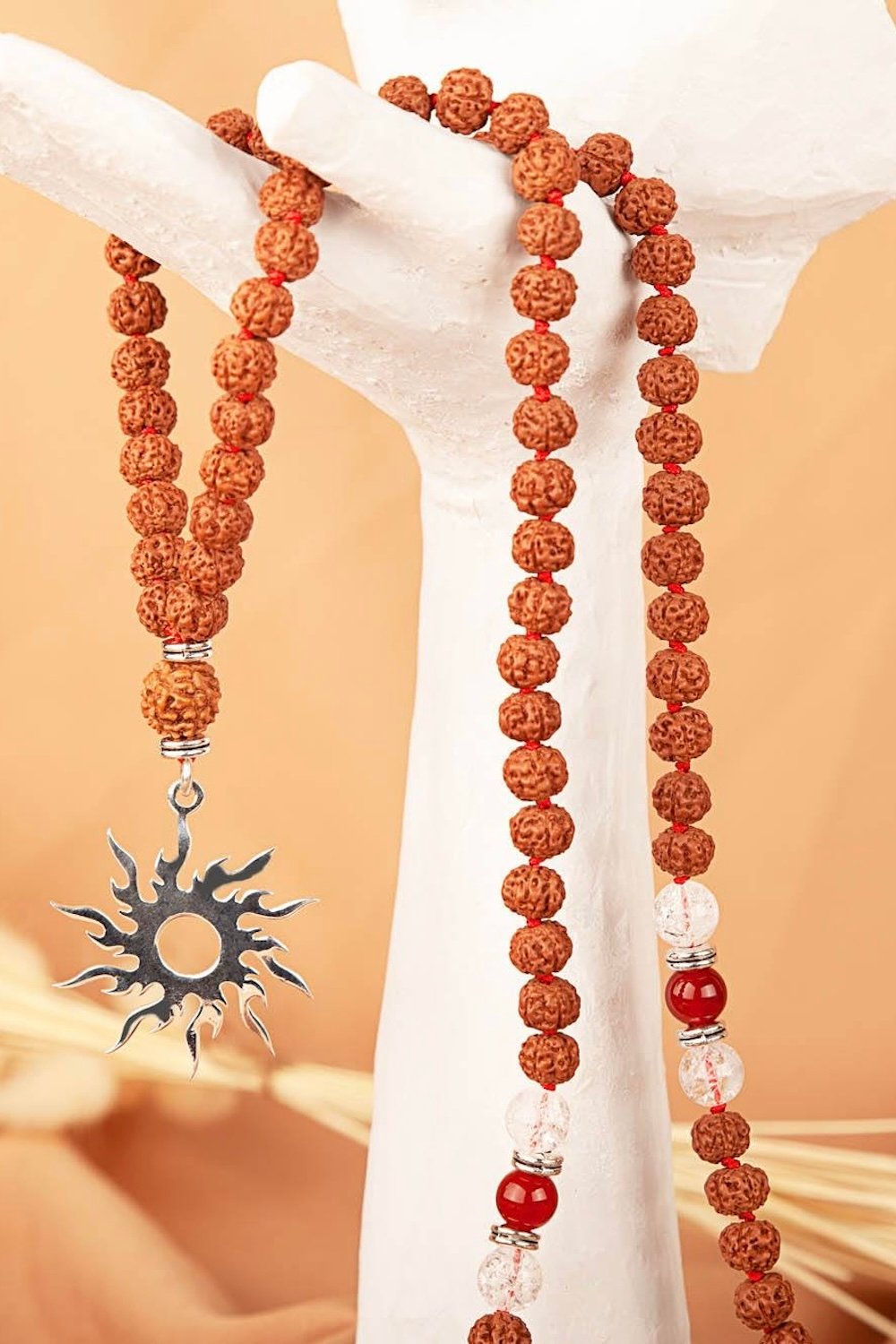 Arven’s World by Aylin Işıklı-Rudraksha Güneş Mala Kolye-Kolye-3-Milagron.com