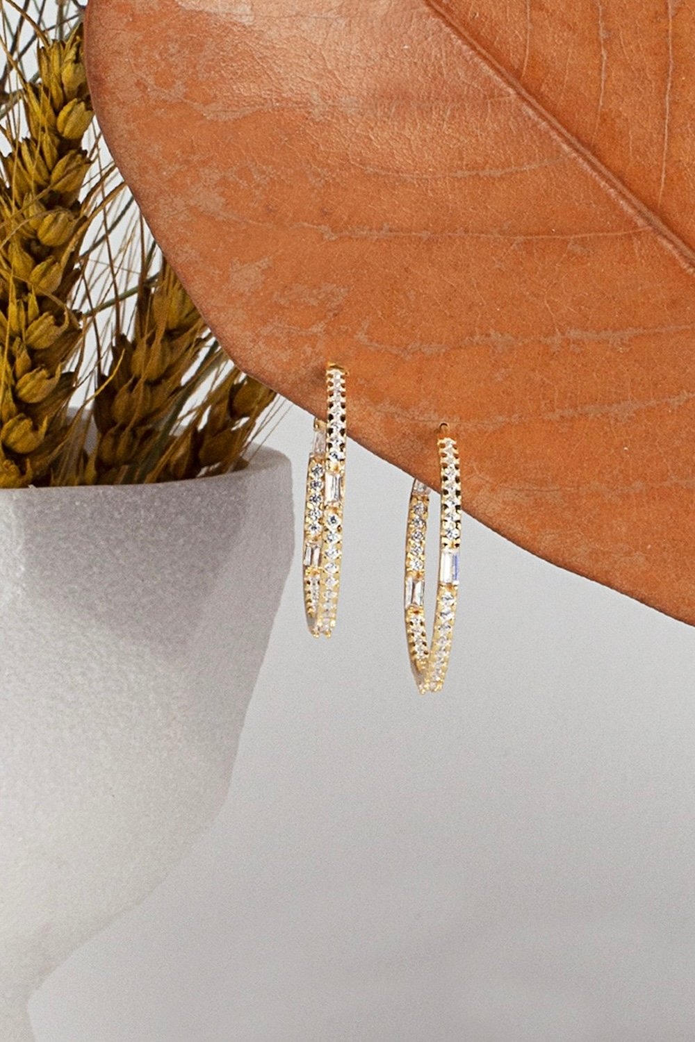 Arven’s World by Aylin Işıklı-Sera Gold Küpe-Küpe-4-Milagron.com