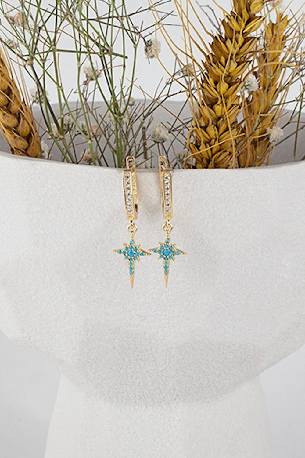 Arven’s World by Aylin Işıklı-Sky Gold Küpe-Küpe-1-Milagron.com