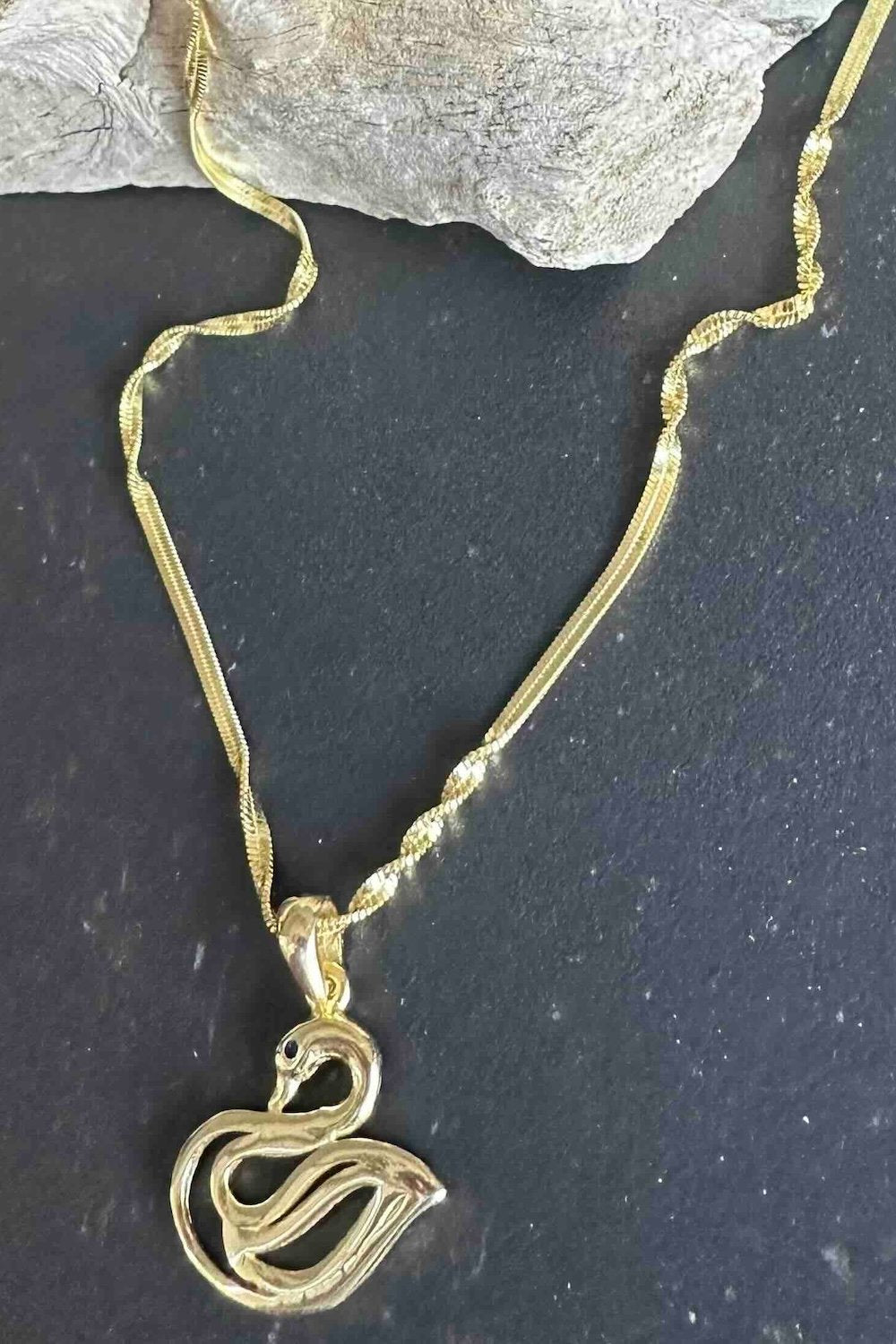 Arven’s World by Aylin Işıklı-Swan Gold Kolye-Kolye-1-Milagron.com