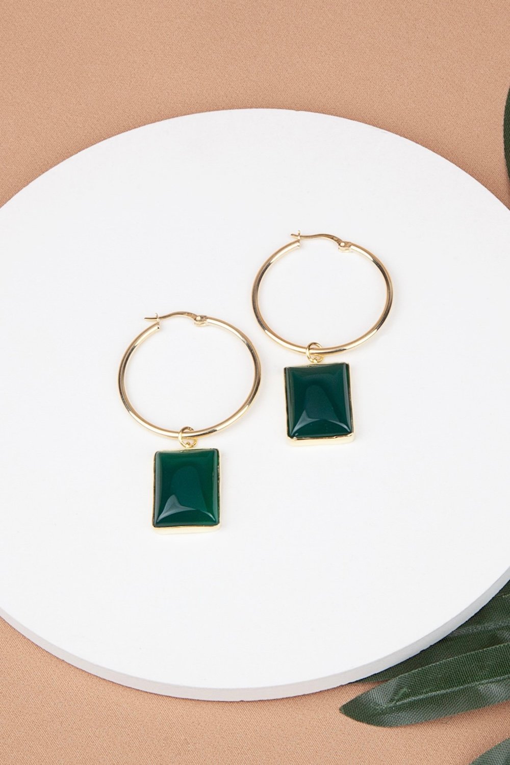 Arven’s World by Aylin Işıklı-Yeşii̇l Aki̇k Küpe-Küpe-5-Milagron.com