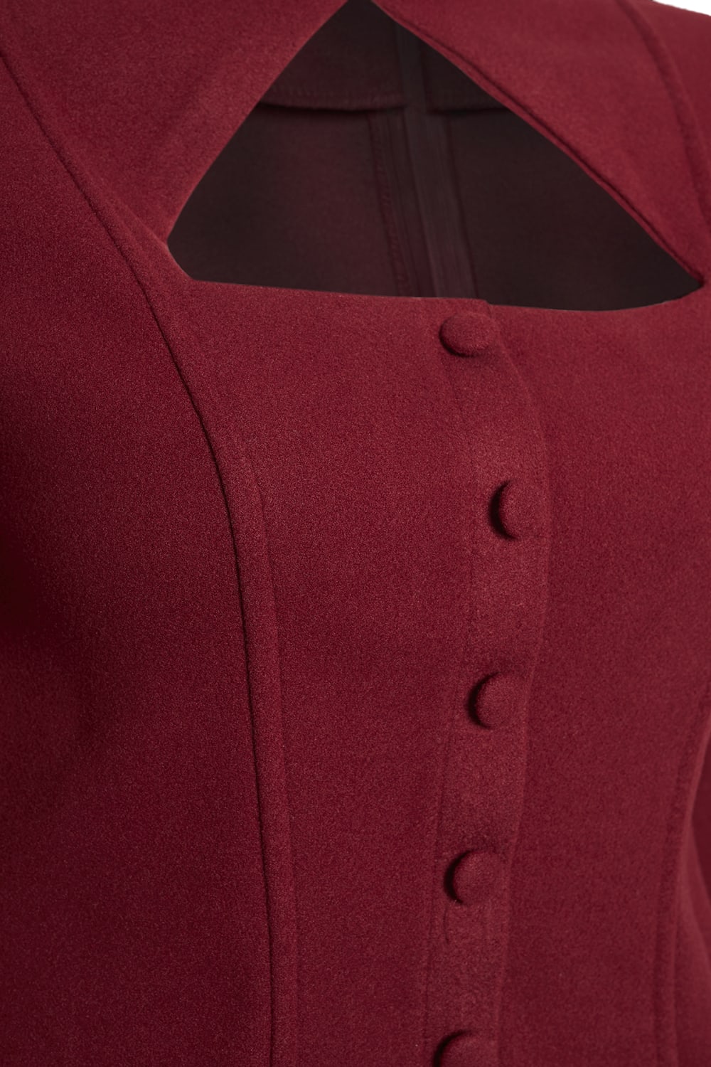 Ash. More Than Wear-Bordeaux Chic Blouse-Bluz-2-Milagron.com