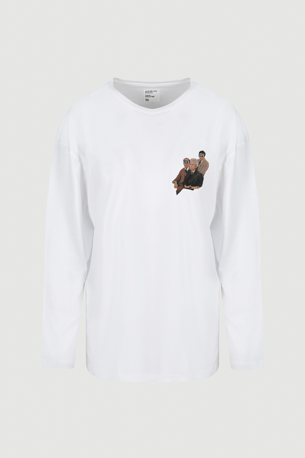 Assemblage Studios-Family Portrait Long Sleeve Tee - Front Print-T-Shirts-1-Milagron.com