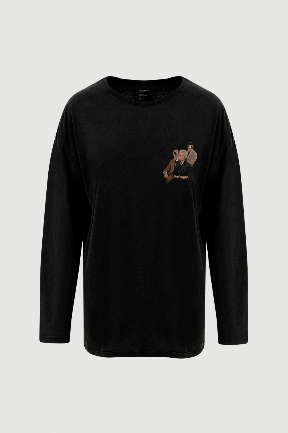 Assemblage Studios-Family Portrait Long Sleeve Tee - Front Print-T-Shirts-1-Milagron.com