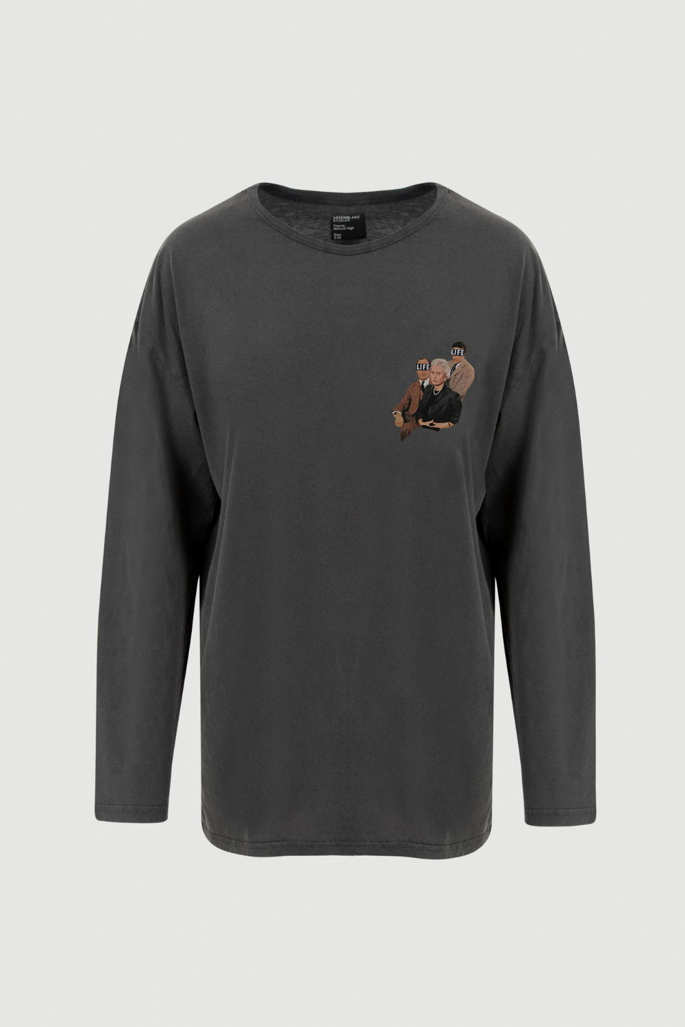 Assemblage Studios-Family Portrait Long Sleeve Tee - Front Print-T-Shirts-1-Milagron.com