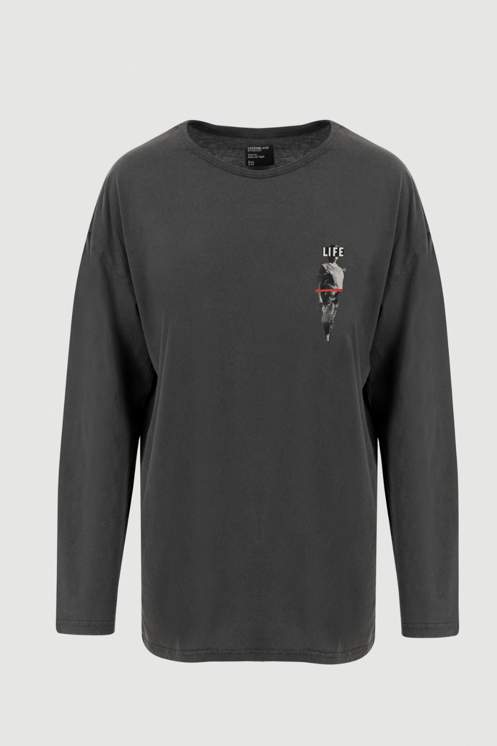 Assemblage Studios-Statue Long Sleeve Tee - Front Print-T-Shirts-1-Milagron.com