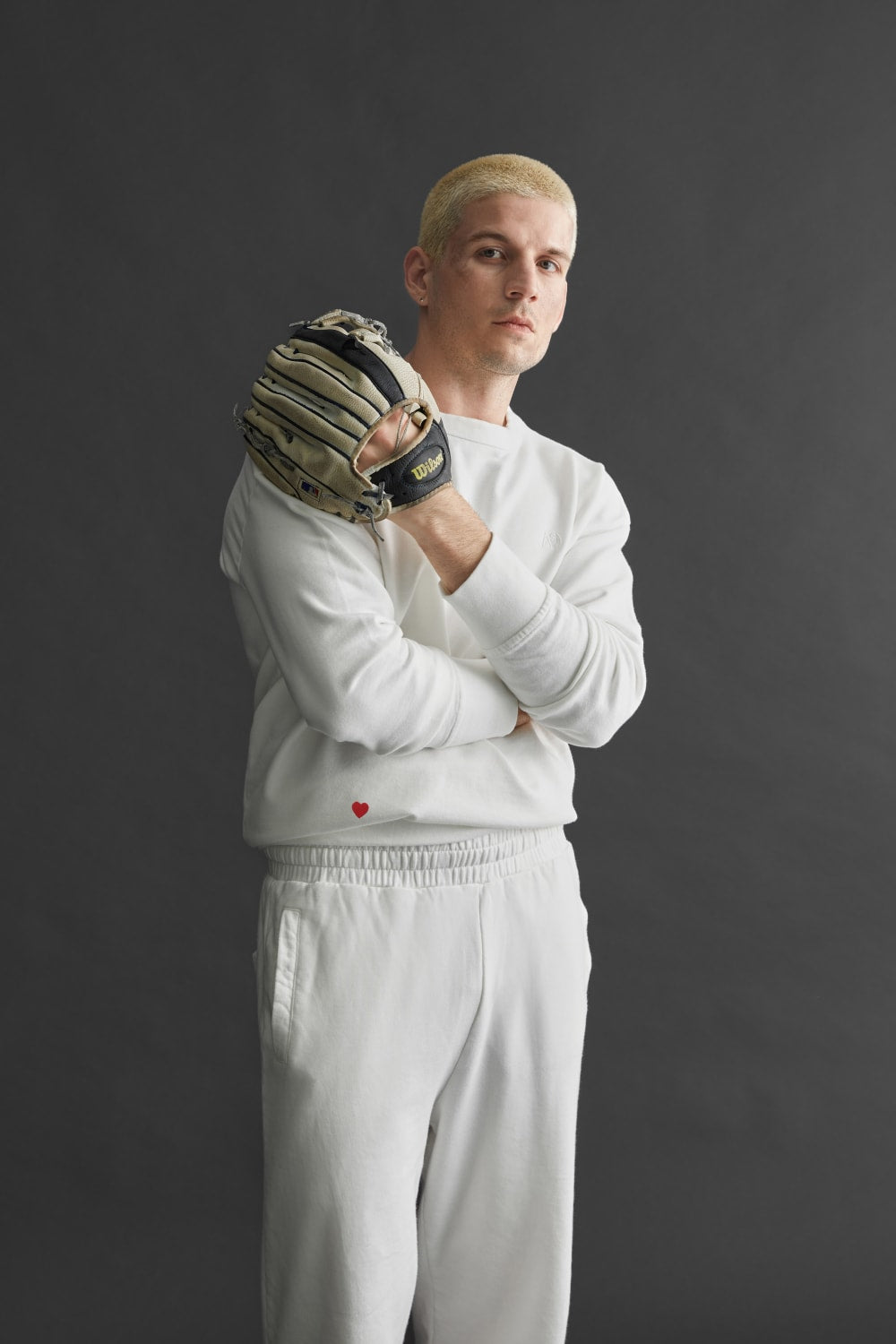 Assemblage Studios-Sweatshirt / Unisex - Kalp Nakışlı-Sweatshirts & Hoodies-3-Milagron.com