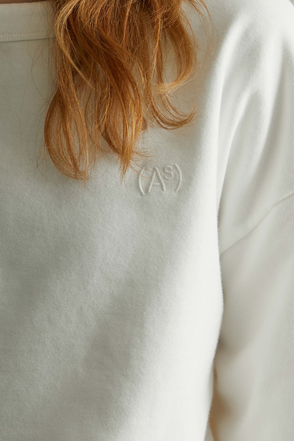 Assemblage Studios-Sweatshirt / Women - Cropped - As Logo Embroidered-Sweatshirts & Hoodies-2-Milagron.com