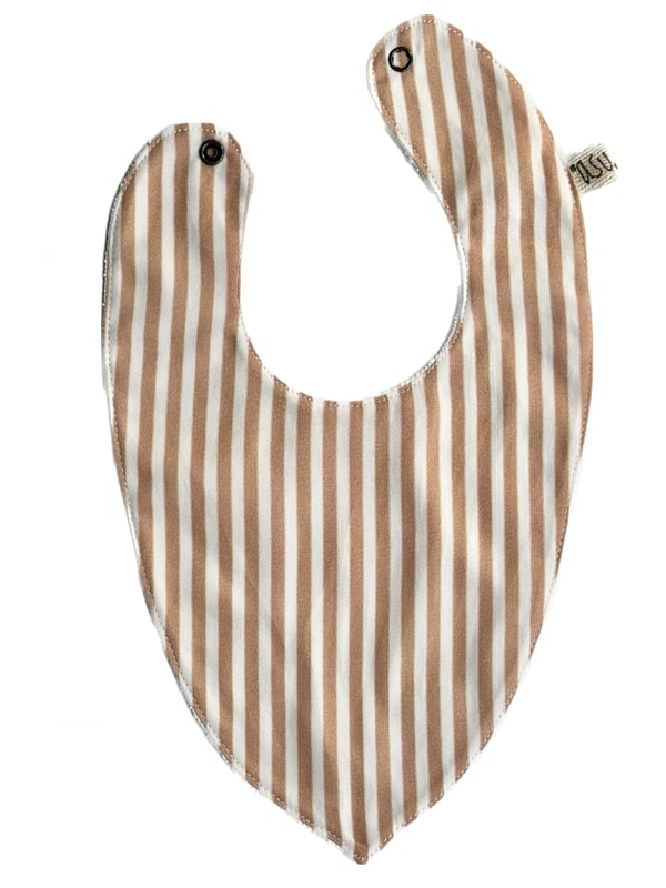 Asu Baby&Kids-Asu Baby&Kids Copper Stripe Organik Pamuk Önlük-Önlük-2-Milagron.com