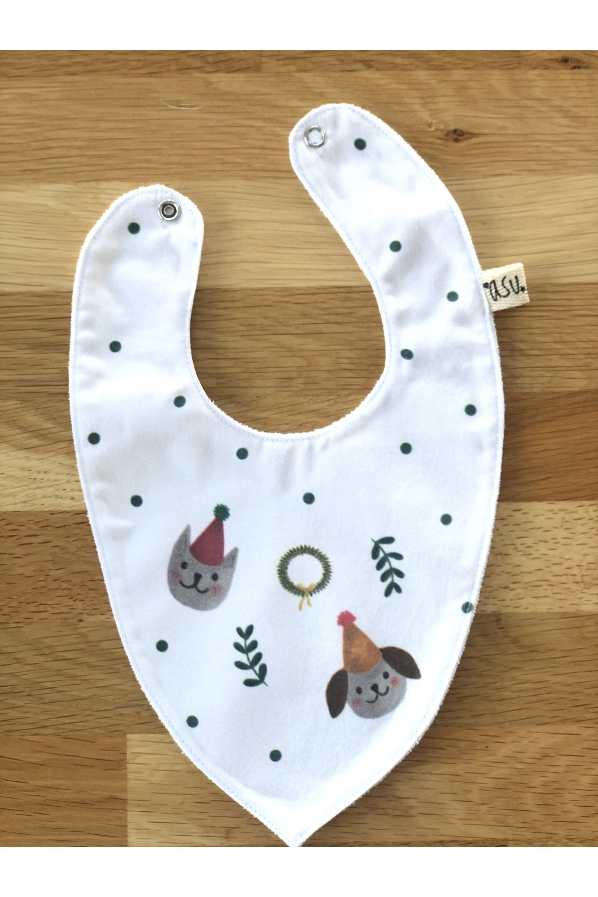 Asu Baby&Kids Joyful New Year Organik Pamuk 2'Li Önlük Seti