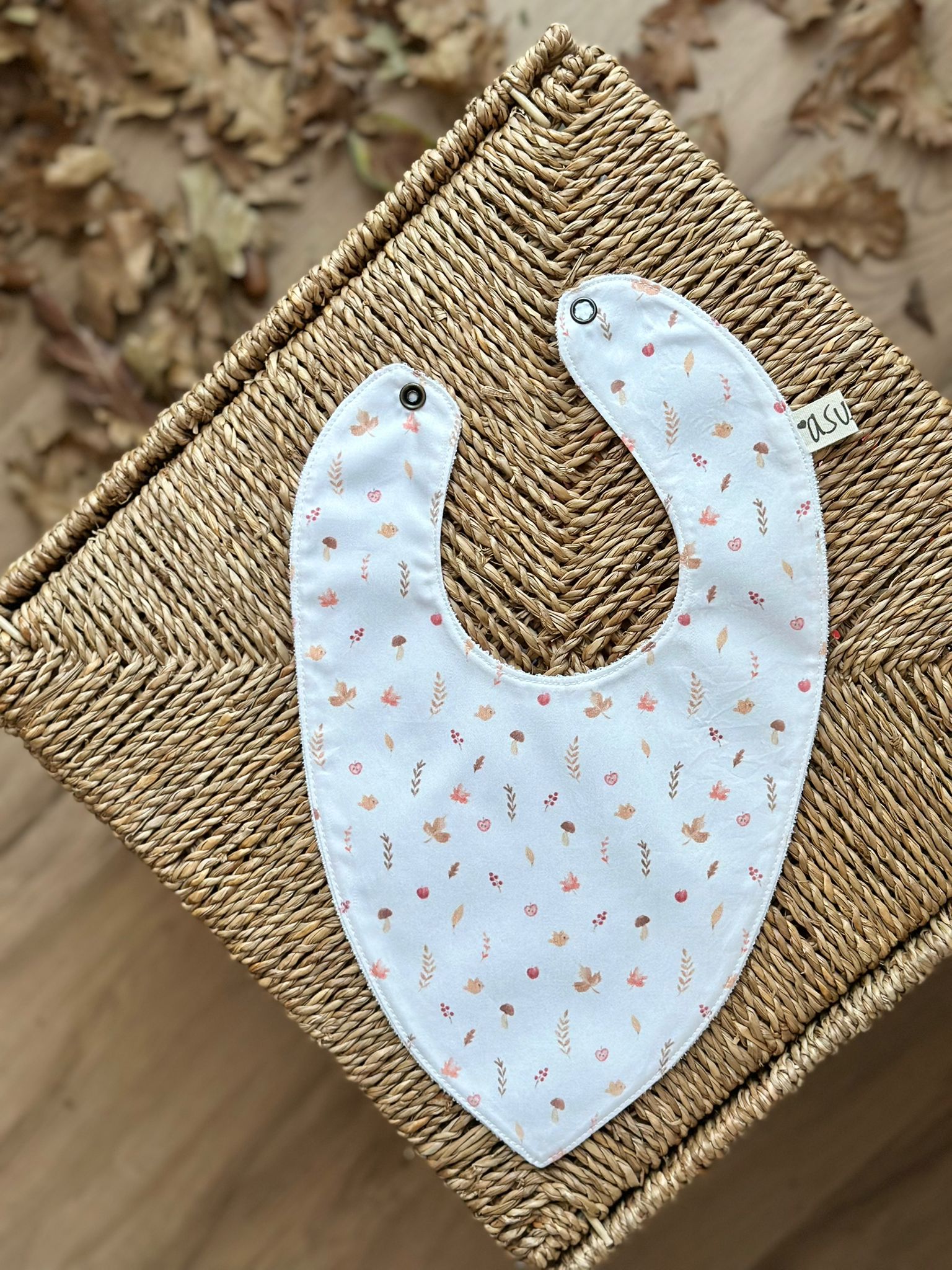 Asu Baby&Kids Mix&Match 3'Lü Organik Pamuk Önlük Ponpony