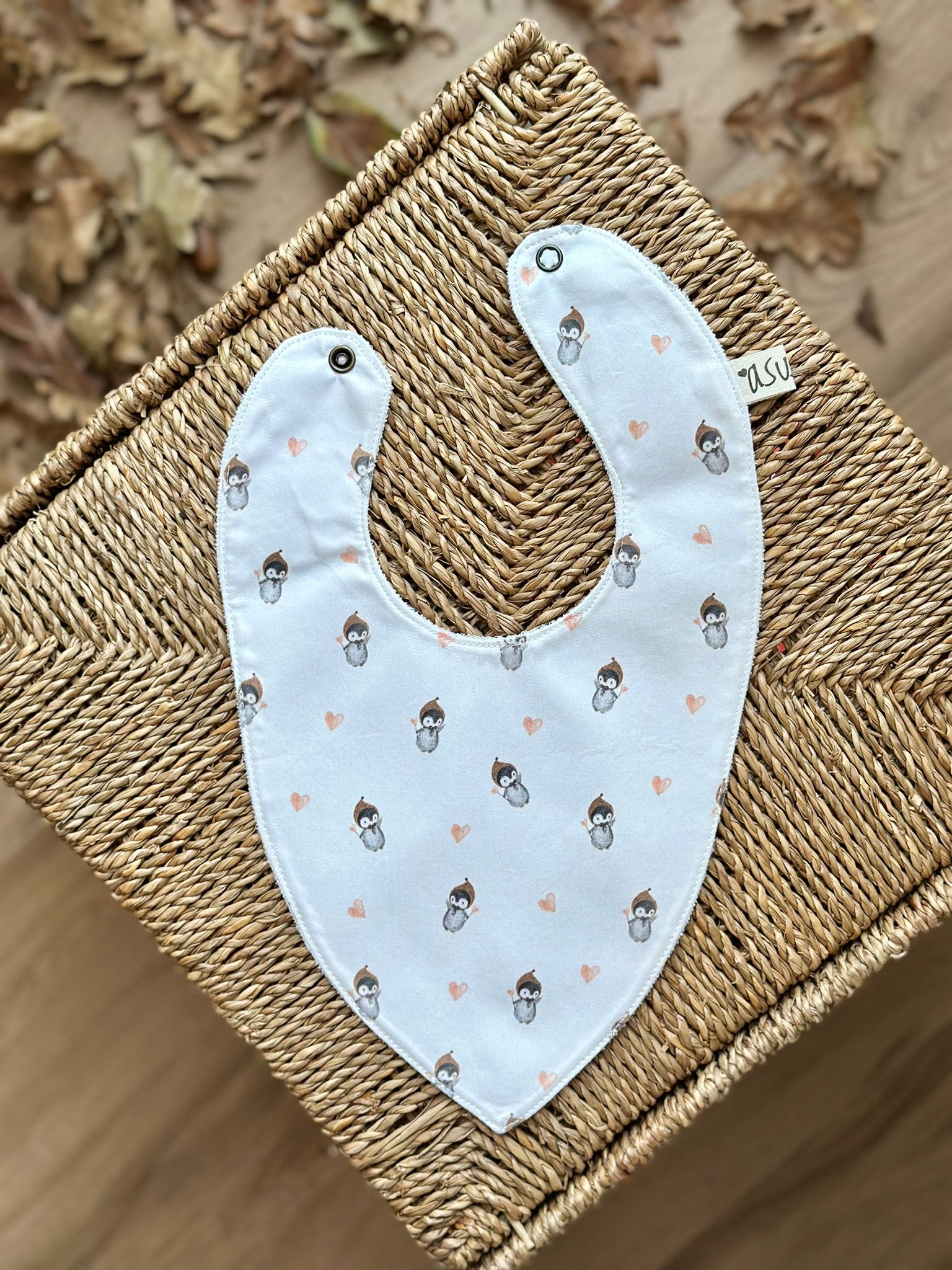 Asu Baby&Kids-Mix&Match 3'Lü Organik Pamuk Önlük Pengy-Önlük-3-Milagron.com