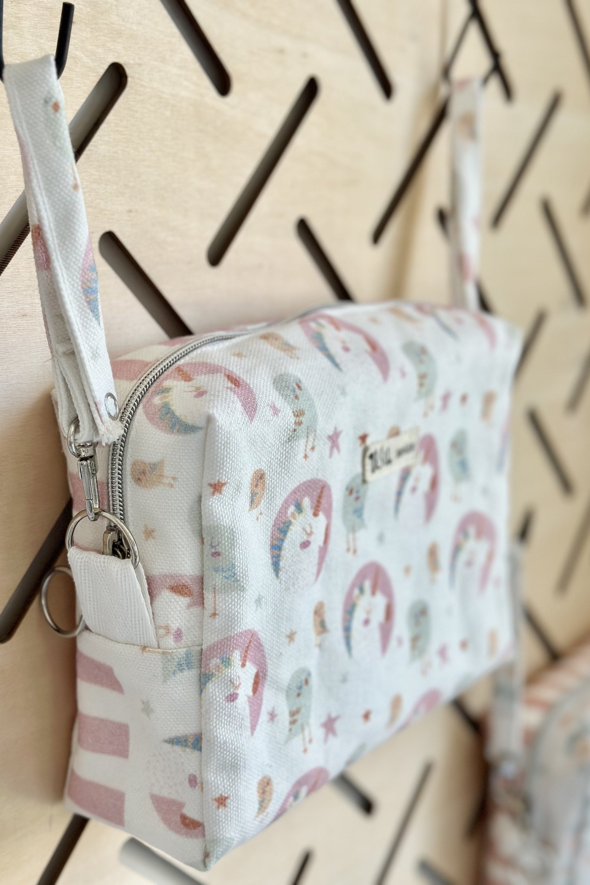 Unicornbird Organik Pamuk Sıvı Geçirmez Çift Askılı Çanta