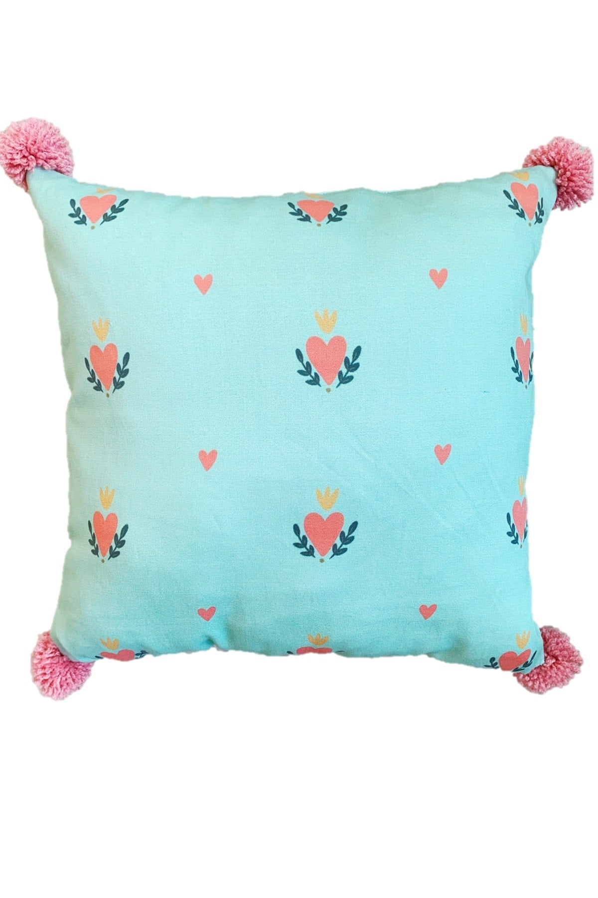 Asu Baby&Kids-Floral Organik Pamuk Kırlent- Dolgulu-Kırlent-4-Milagron.com