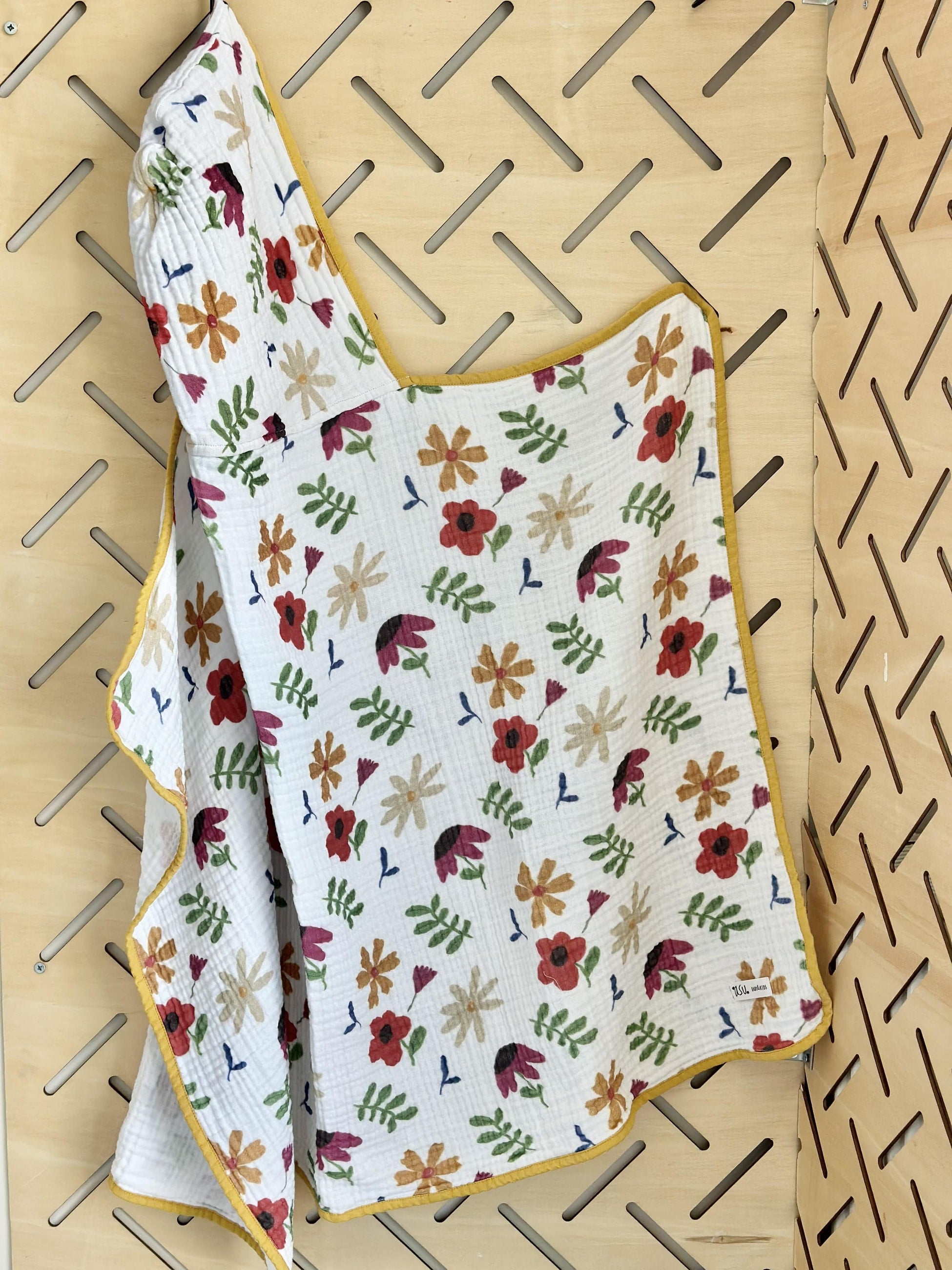 Asu Baby&Kids-Flower Garden Müslin Kurulama Örtüsü-Müslin Bebek Örtüsü-3-Milagron.com