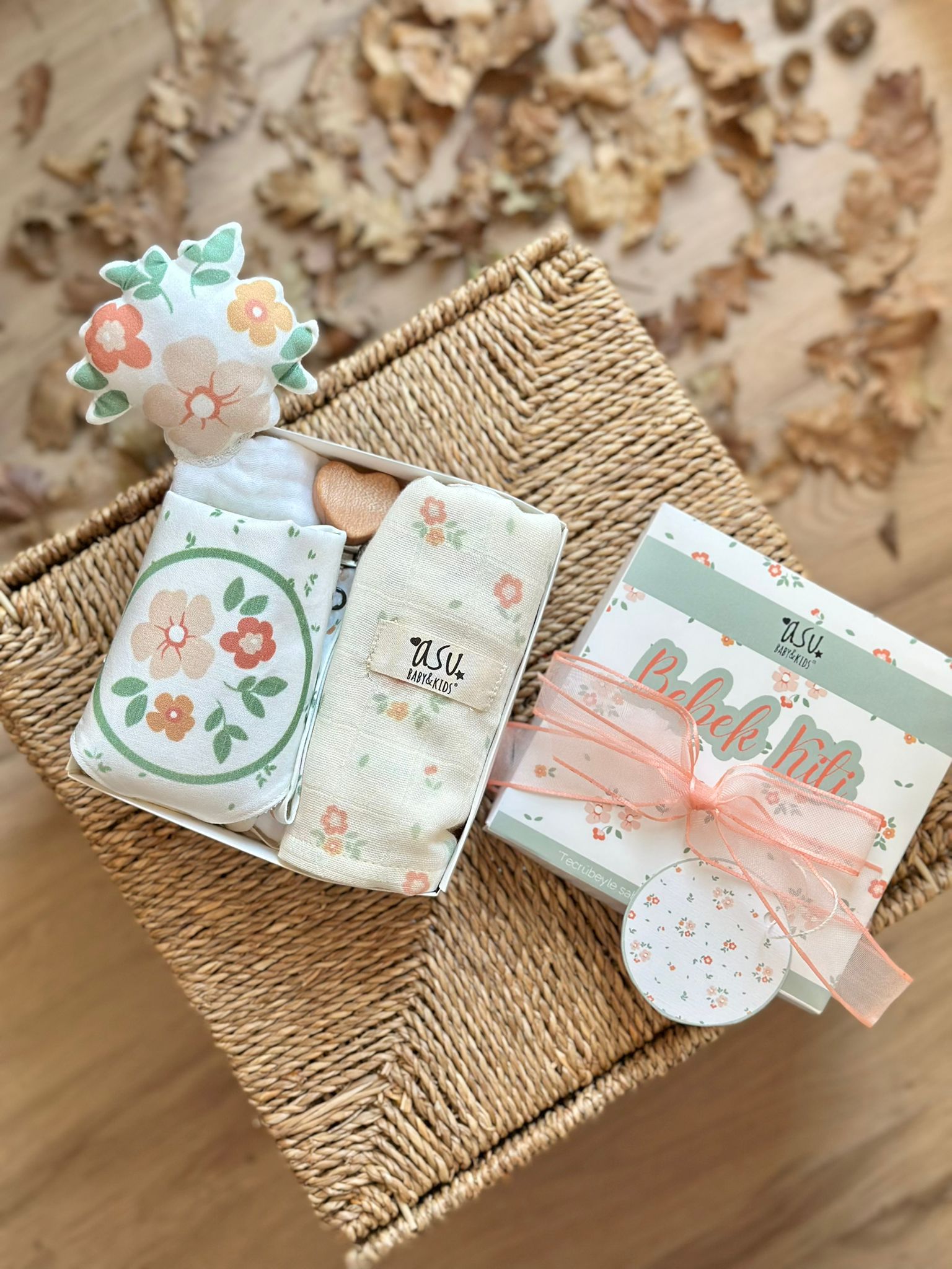 Romantic Organik Pamuk Hediye Bebek Kiti