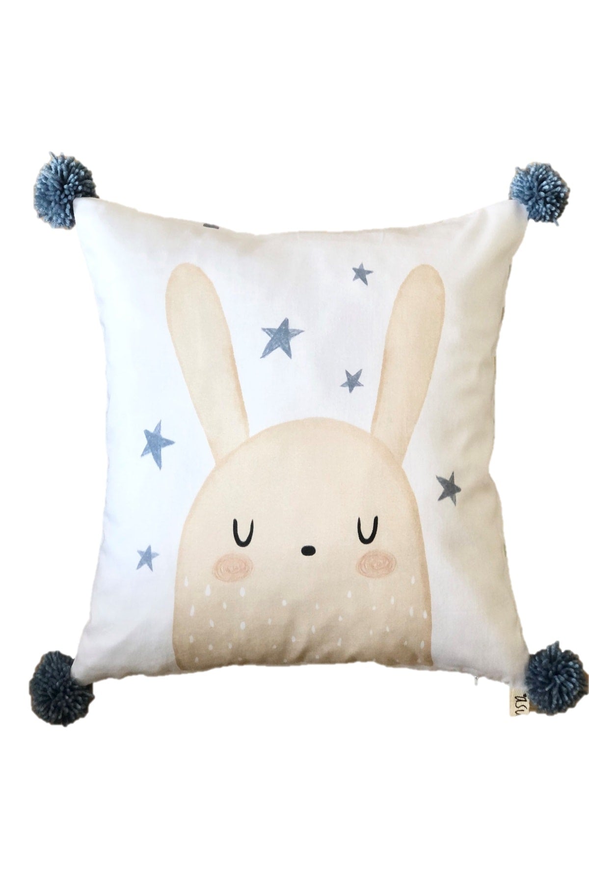Asu Baby&Kids-Sleepy Bunny Organik Pamuk Kırlent- Dolgulu-Kırlent-1-Milagron.com