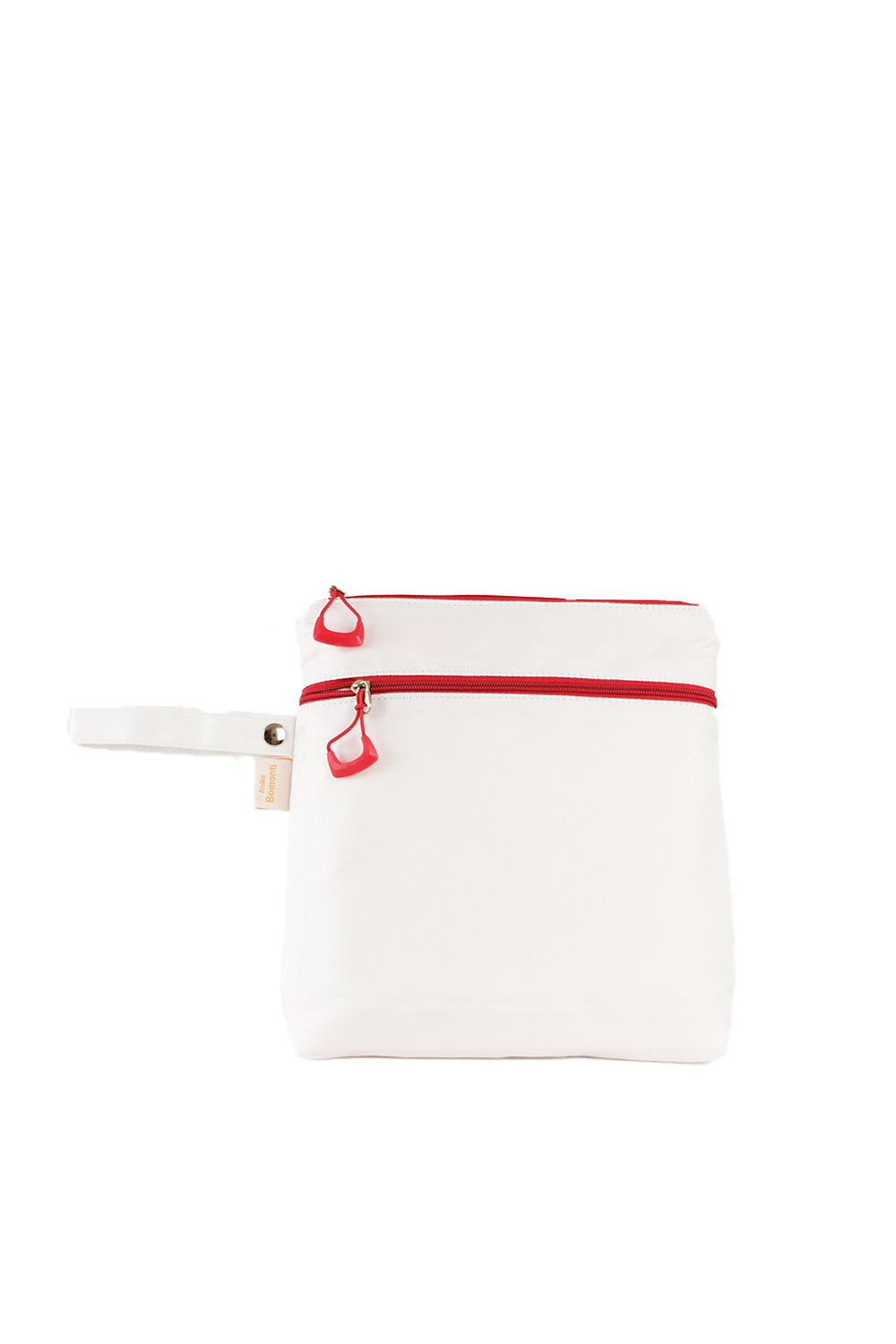 Atelier Bomonti-Mami Kids Wet&dry Su Geçirmez Islak Kuru Kirli Temiz Plaj Havuz Kreş Fonksiyonel Beyaz Çanta-Omuz Çantası-1-Milagron.com