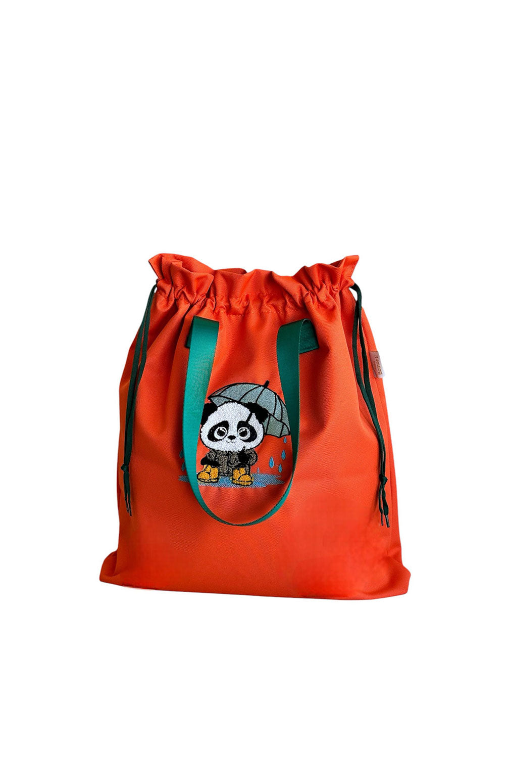 Atelier Bomonti-Su Geçirmez Islak Kuru, Kirli Temiz, Plaj Havuz Fonksiyonel Turuncu Punch Desen Çanta-Omuz Çantası-1-Milagron.com