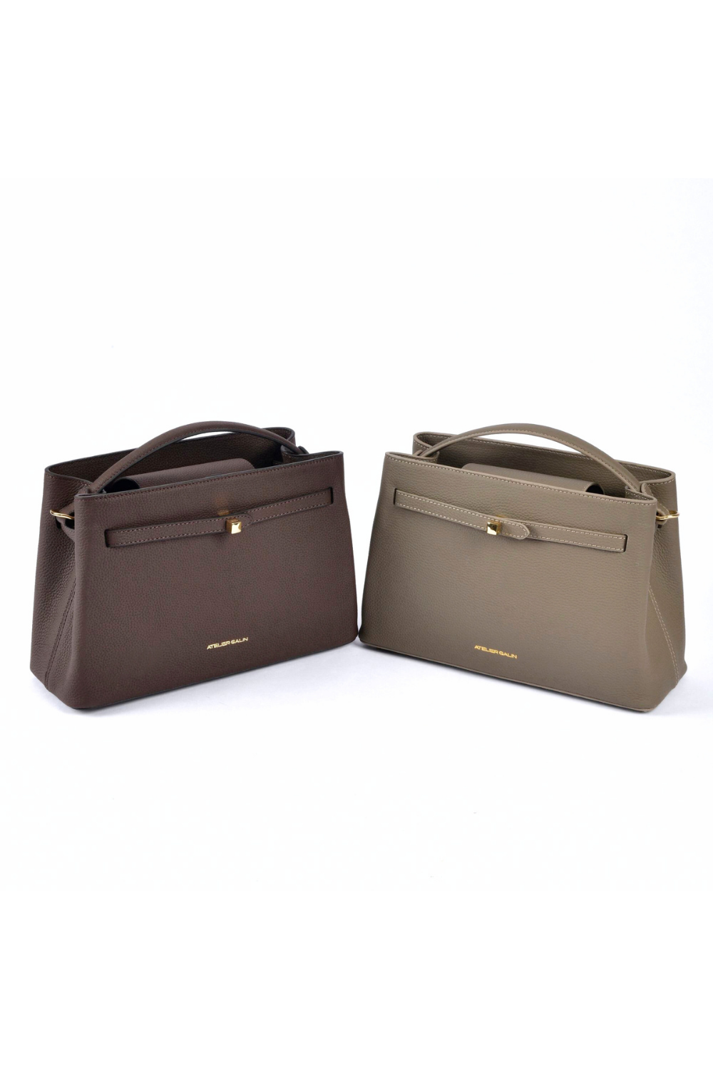 Cube Lock Bag - Mink - 5