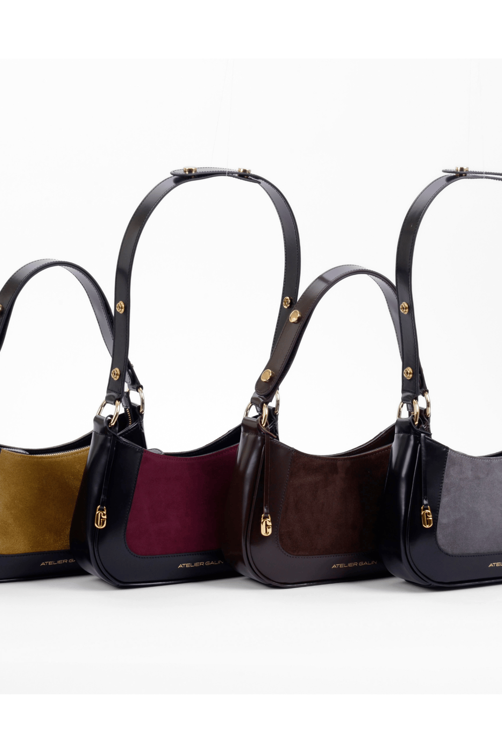 Atelier Galin-Jasmine Hobo Kol Çantası - Choco-Omuz Çantası-4-Milagron.com