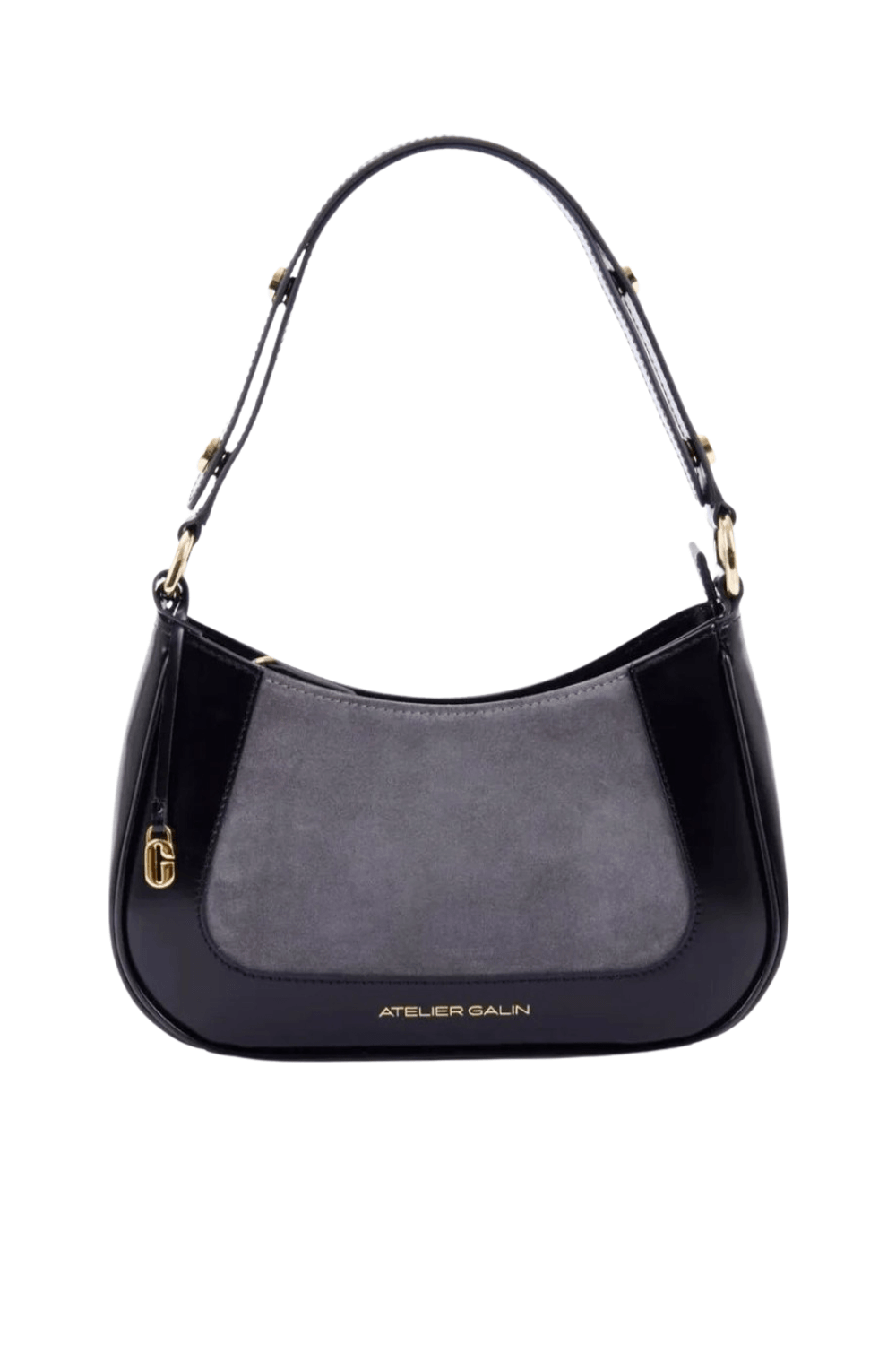 Atelier Galin-Jasmine Hobo Kol Çantası - Gris-Omuz Çantası-1-Milagron.com