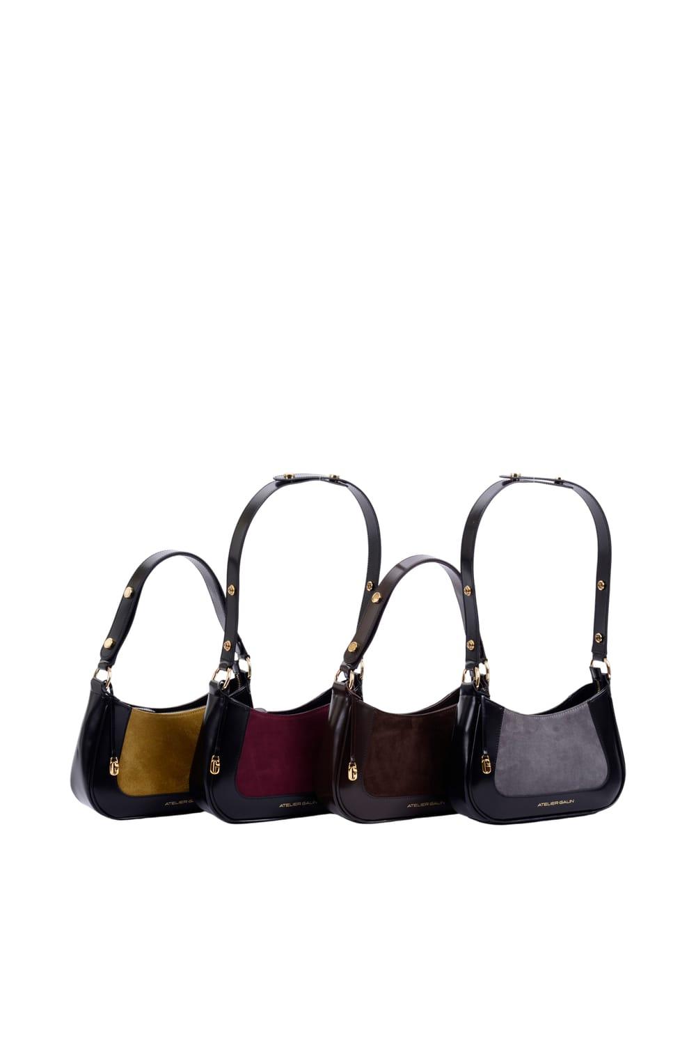 Atelier Galin-Jasmine Hobo Kol Çantası - Gris-Omuz Çantası-5-Milagron.com