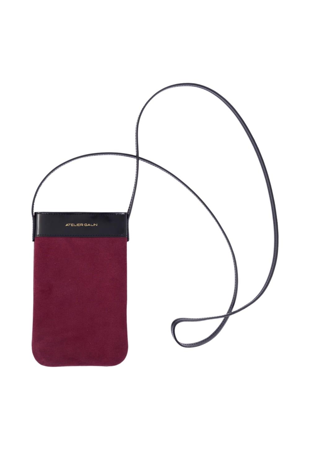 Atelier Galin-Mila Telefon Çantası - Deep Red-Telefon Çantası-1-Milagron.com