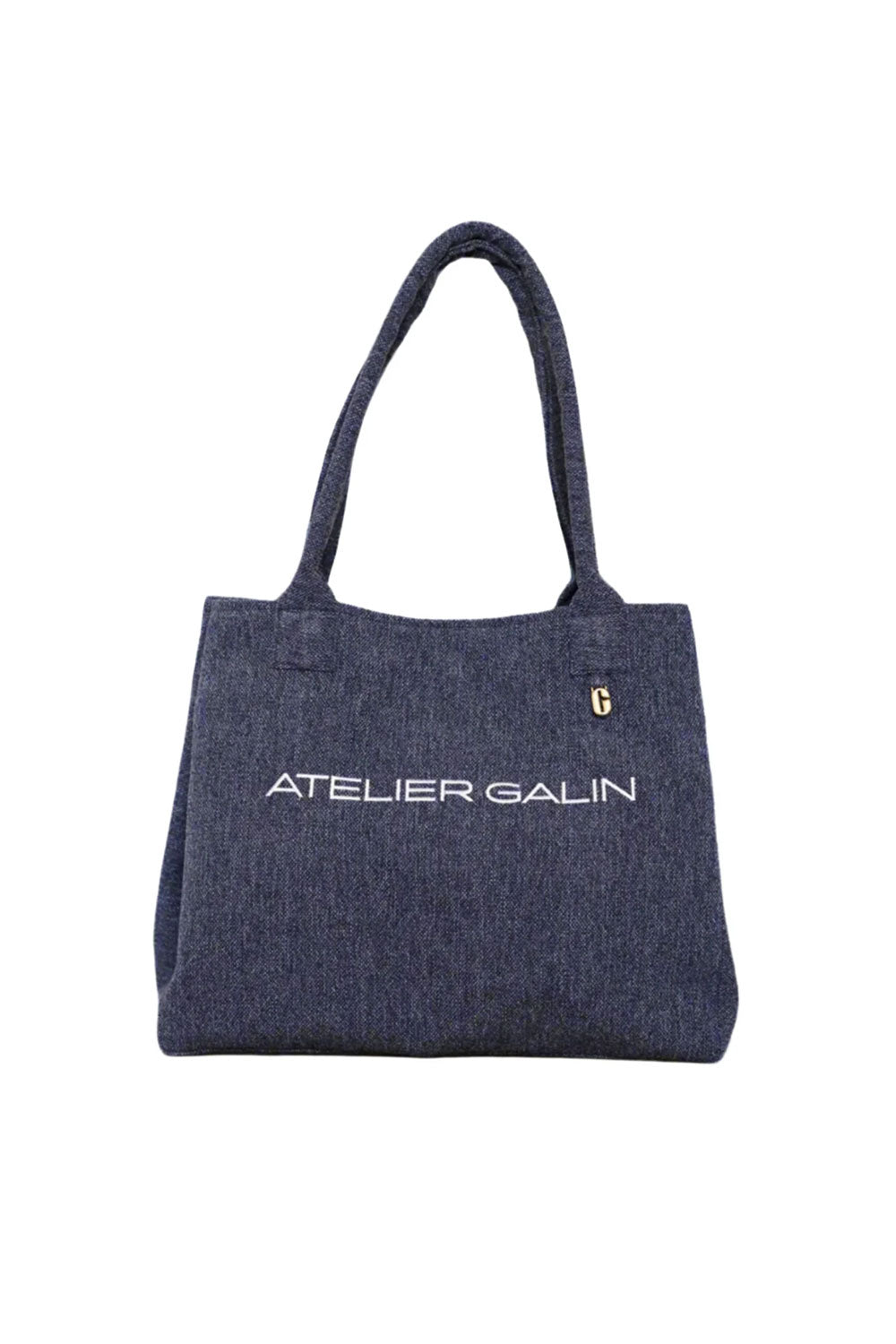 Atelier Galin-Vela Tote Bag N°1 - Azure-Omuz Çantası-1-Milagron.com