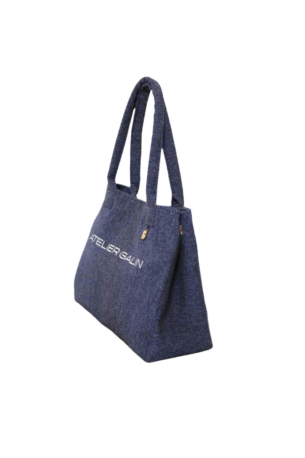 Atelier Galin-Vela Tote Bag N°1 - Azure-Omuz Çantası-2-Milagron.com