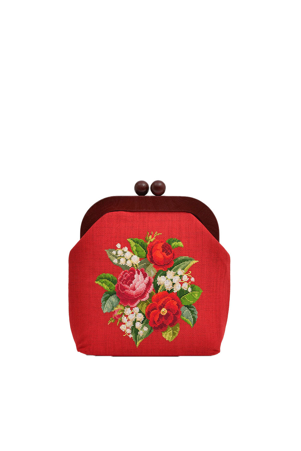 Atelier Lanazir-Clarette Nakış İşlemeli Portföy Çanta-El Çantası-1-Milagron.com