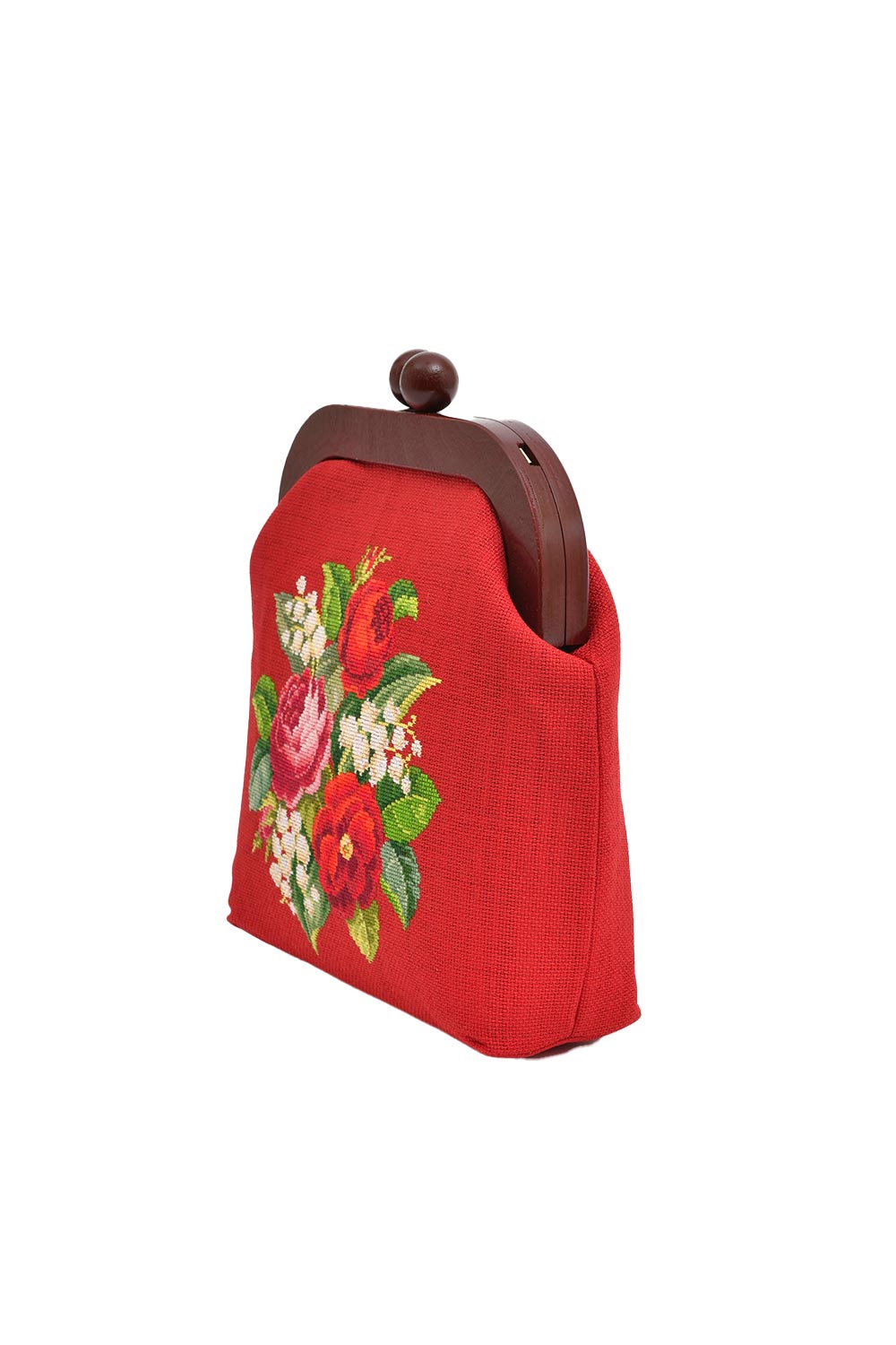 Atelier Lanazir-Clarette Nakış İşlemeli Portföy Çanta-El Çantası-2-Milagron.com