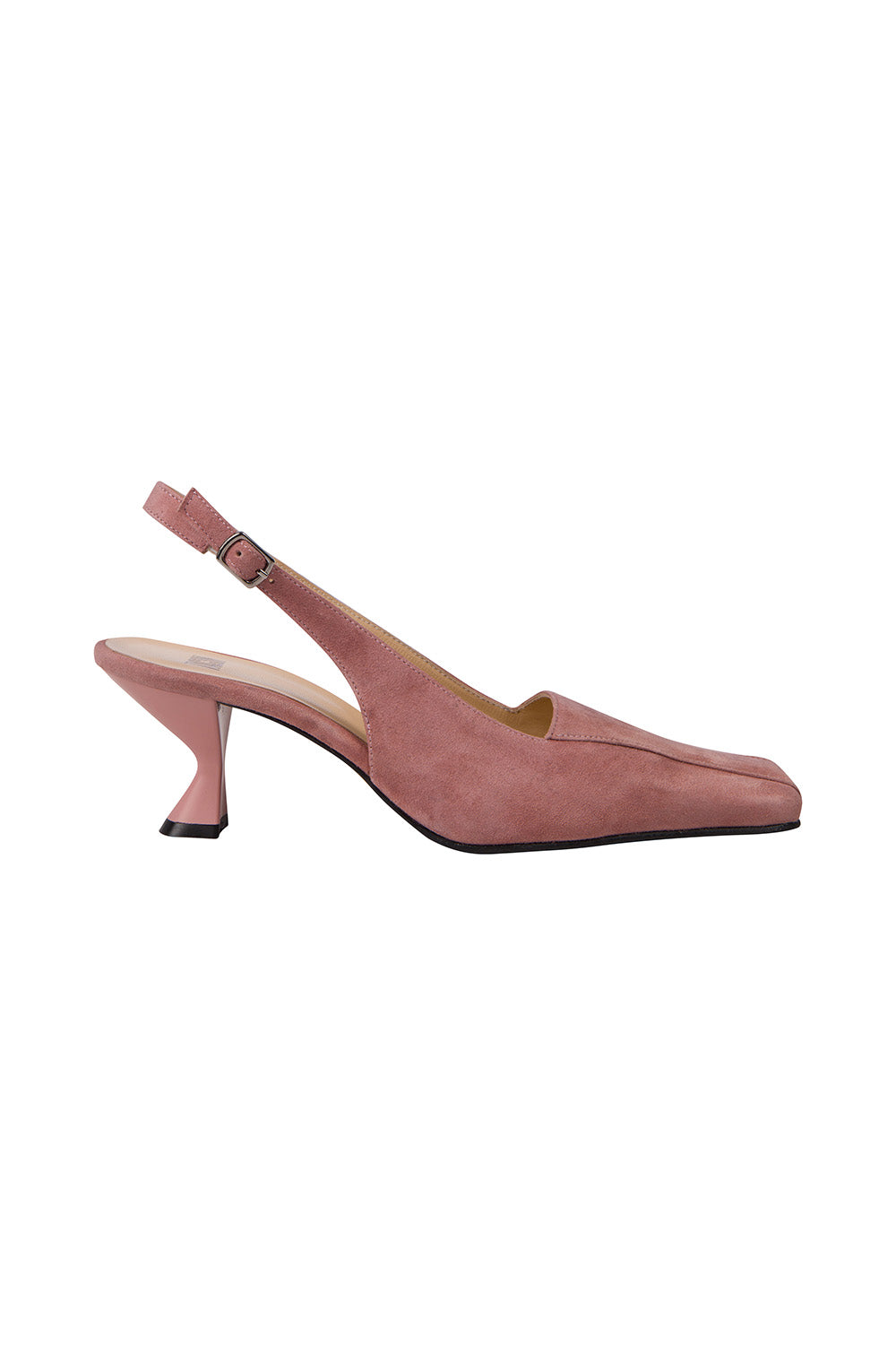 Cuadro Pembe Süet Topuklu Ayakkabı - 1