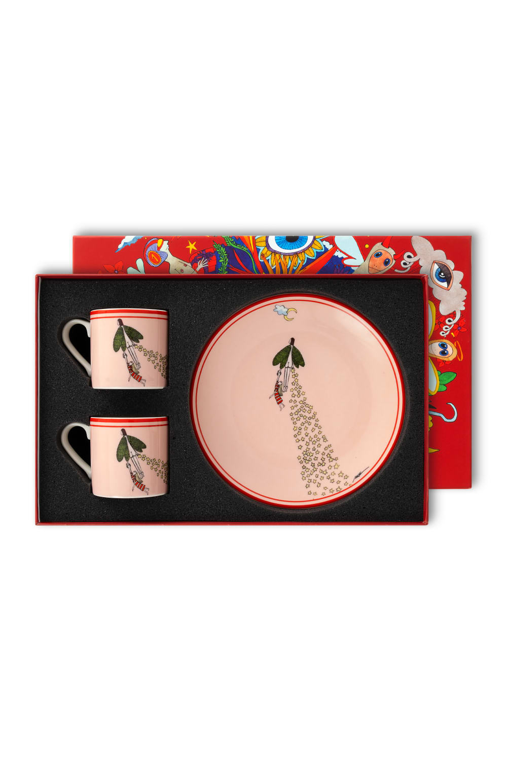 Atölye Sır-I Believe In Good 6 Parça Kahve Tatlı Seti Melek-Kahve Fincanı-2-Milagron.com