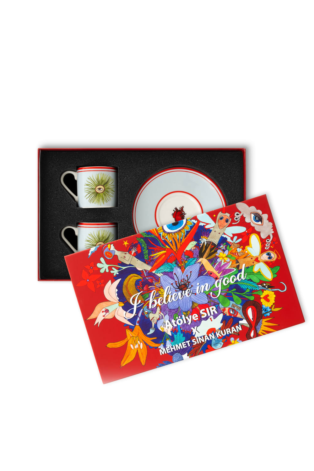 Atölye Sır-I Believe In Good Hediye Kutulu Fincan Seti Göz-Kahve Fincanı-1-Milagron.com