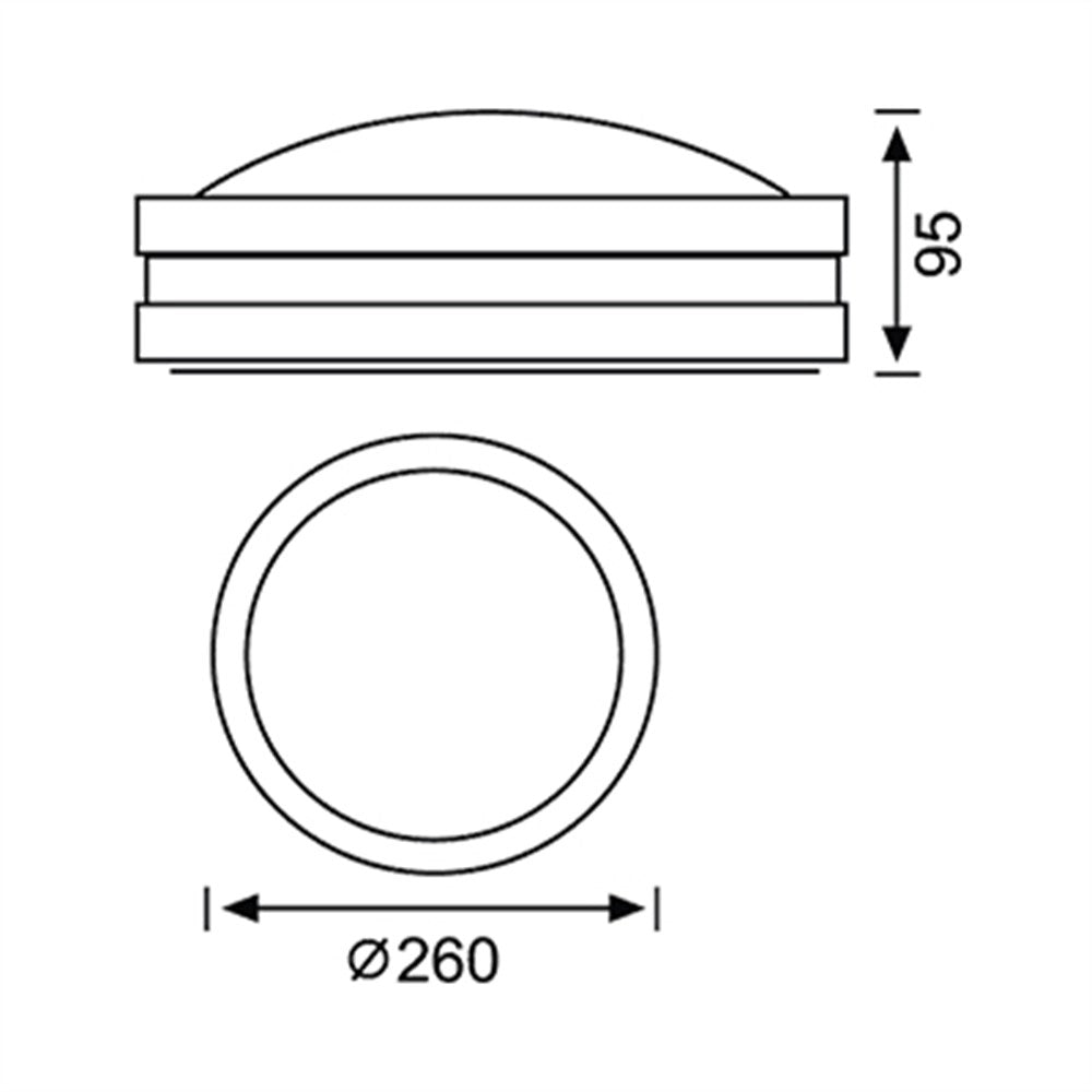 Atolye Store-Aura Tavan Armatürü Dış Mekan-Aplik-4-Milagron.com