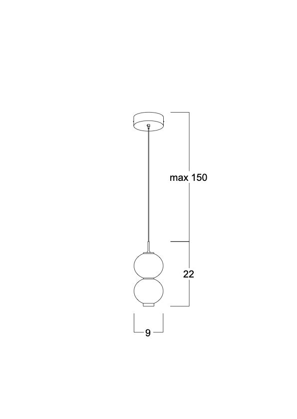Atolye Store-Bon Bon Tekli Küçük Modül-Avize-3-Milagron.com