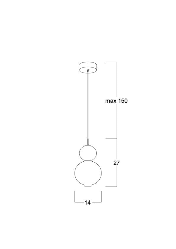 Atolye Store-Bon Bon Tekli Orta Boy Modül-Avize-4-Milagron.com