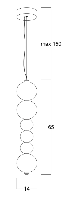 Atolye Store-Bonbon Xl Sarkıt-Avize-3-Milagron.com
