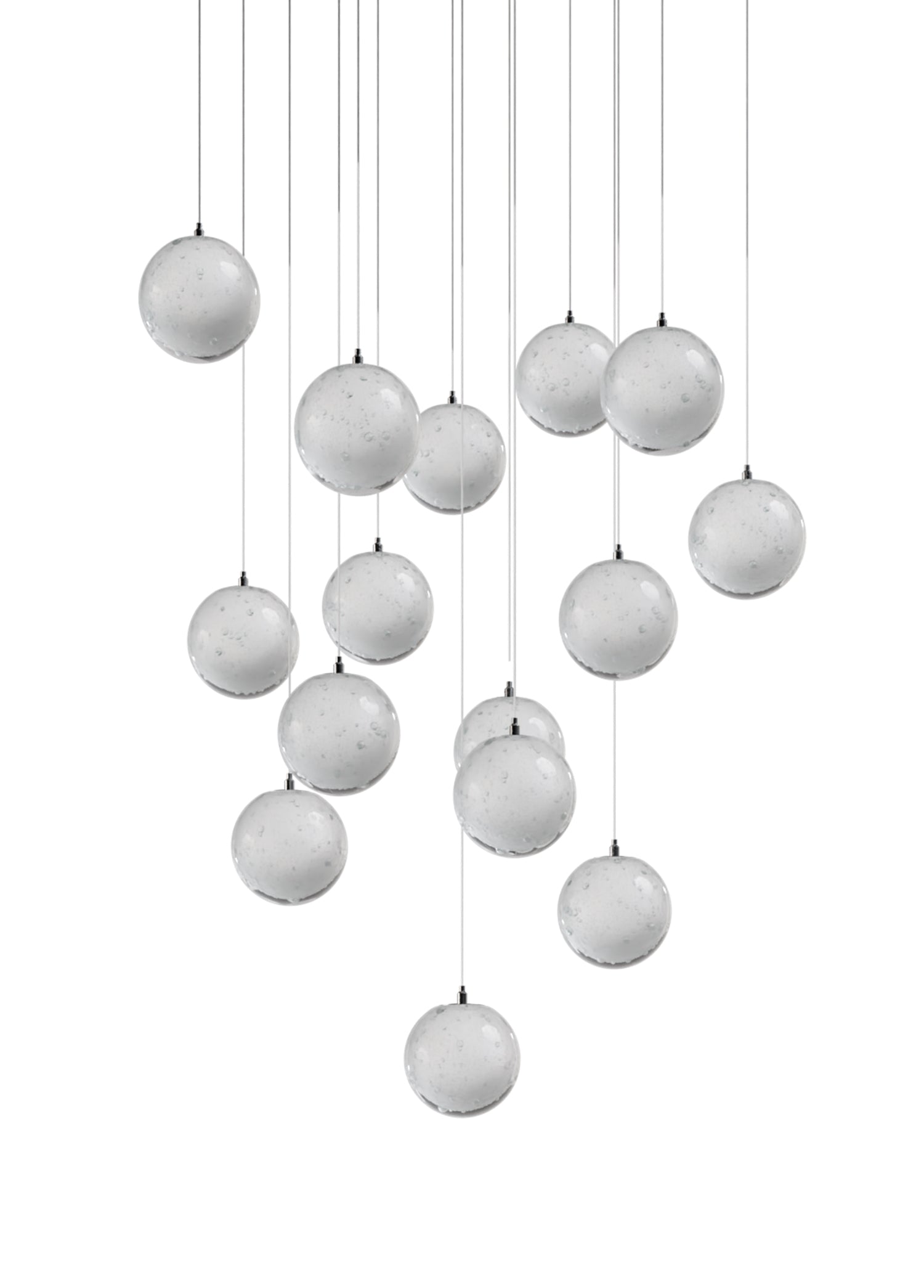 Atolye Store-Bubble Kristal Cam 15'li Set Yuvarlak-Avize-3-Milagron.com