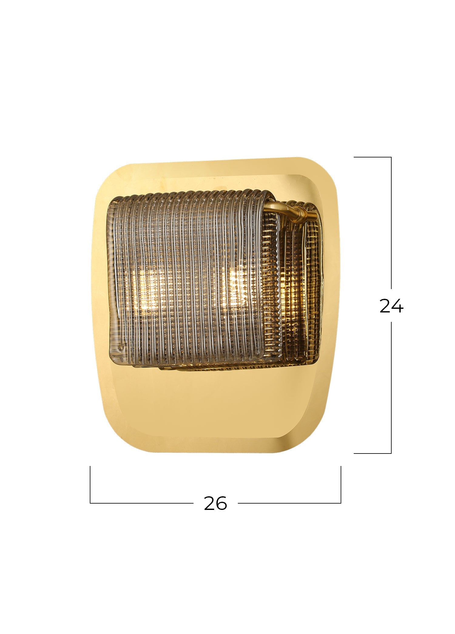 Atolye Store-Daisy Kesik Beyaz Cam Aplik-Aplik-8-Milagron.com