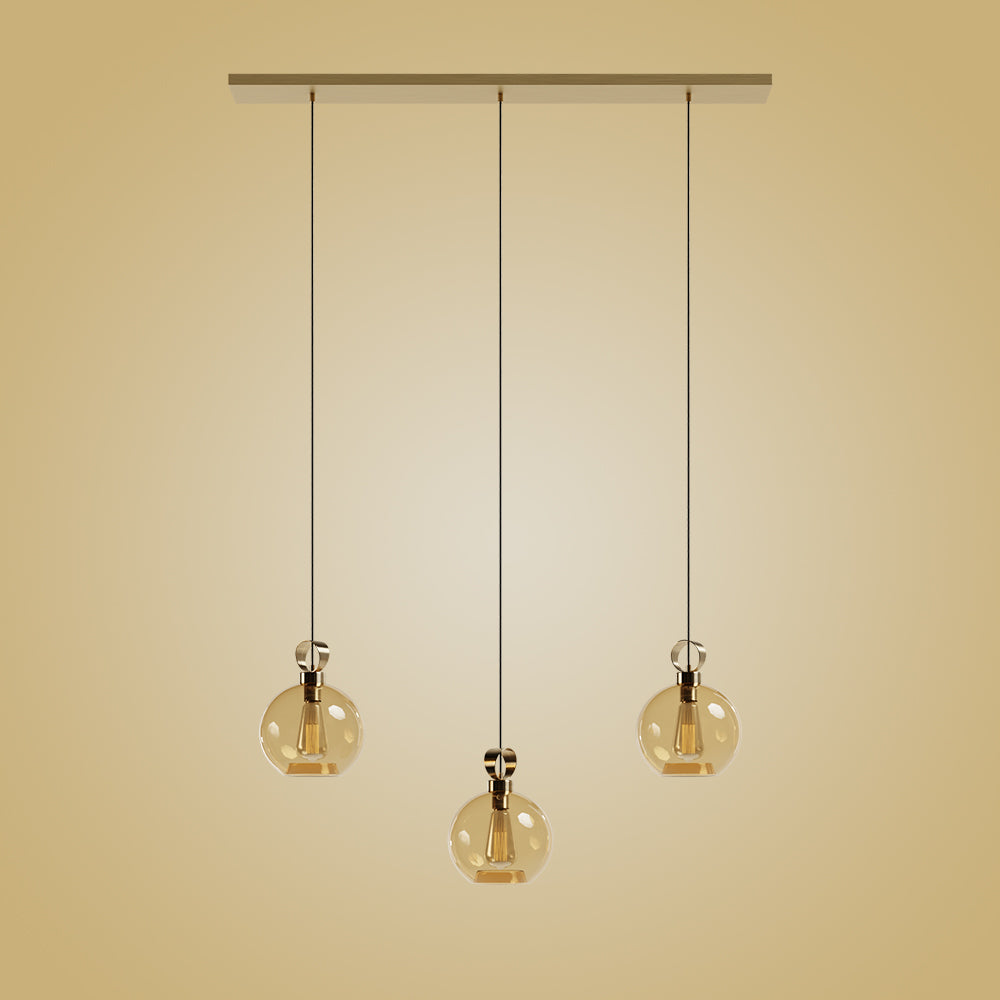 Atolye Store-Disko üçlü Set Elma Large Cam-Avize-2-Milagron.com