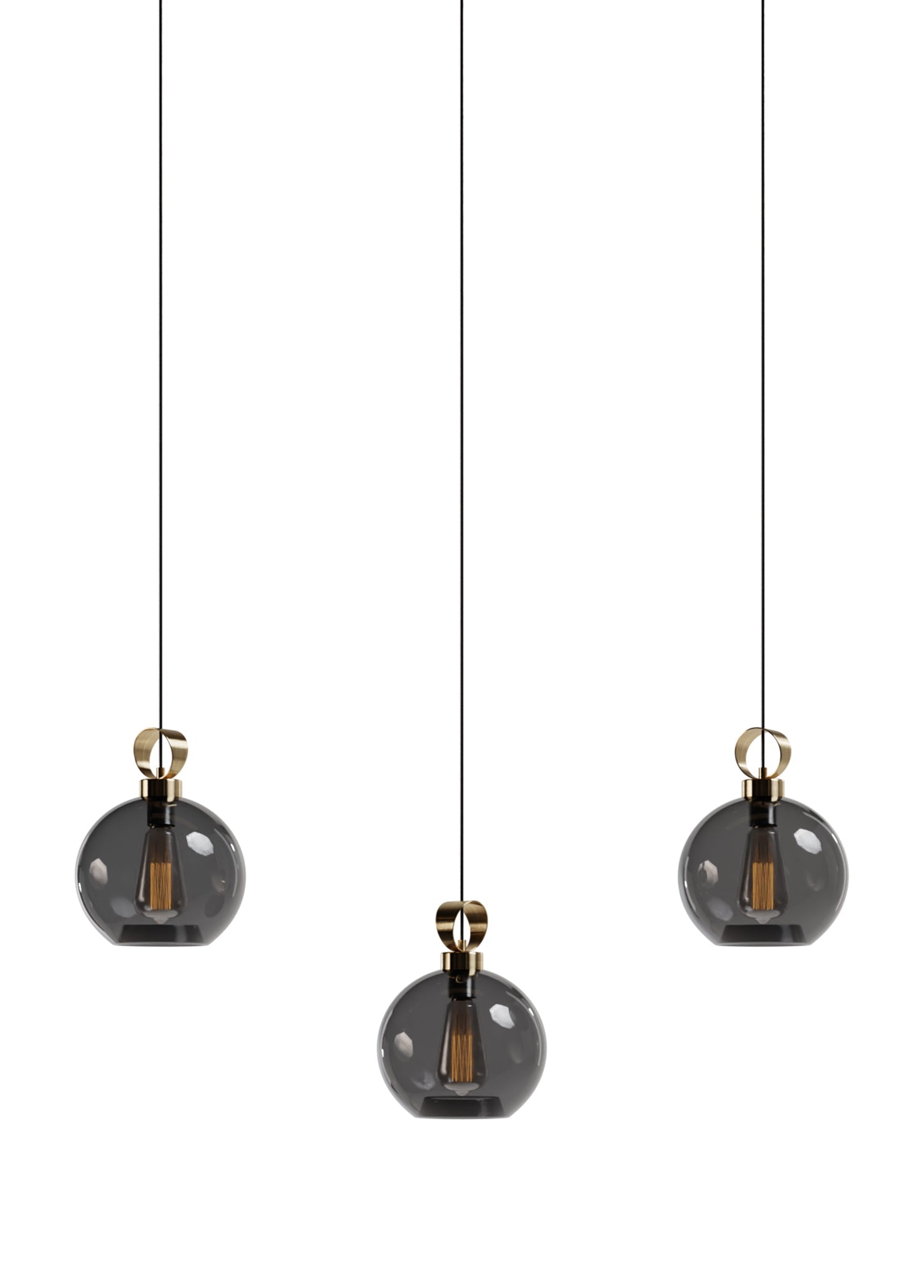 Atolye Store-Disko üçlü Set Elma Large Cam-Avize-6-Milagron.com